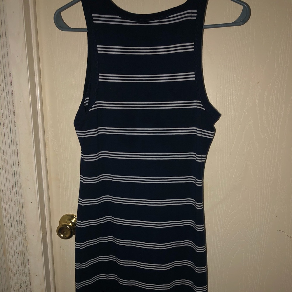 STRIPED SPRING DRESS💙🤍 - Picture 2 of 3